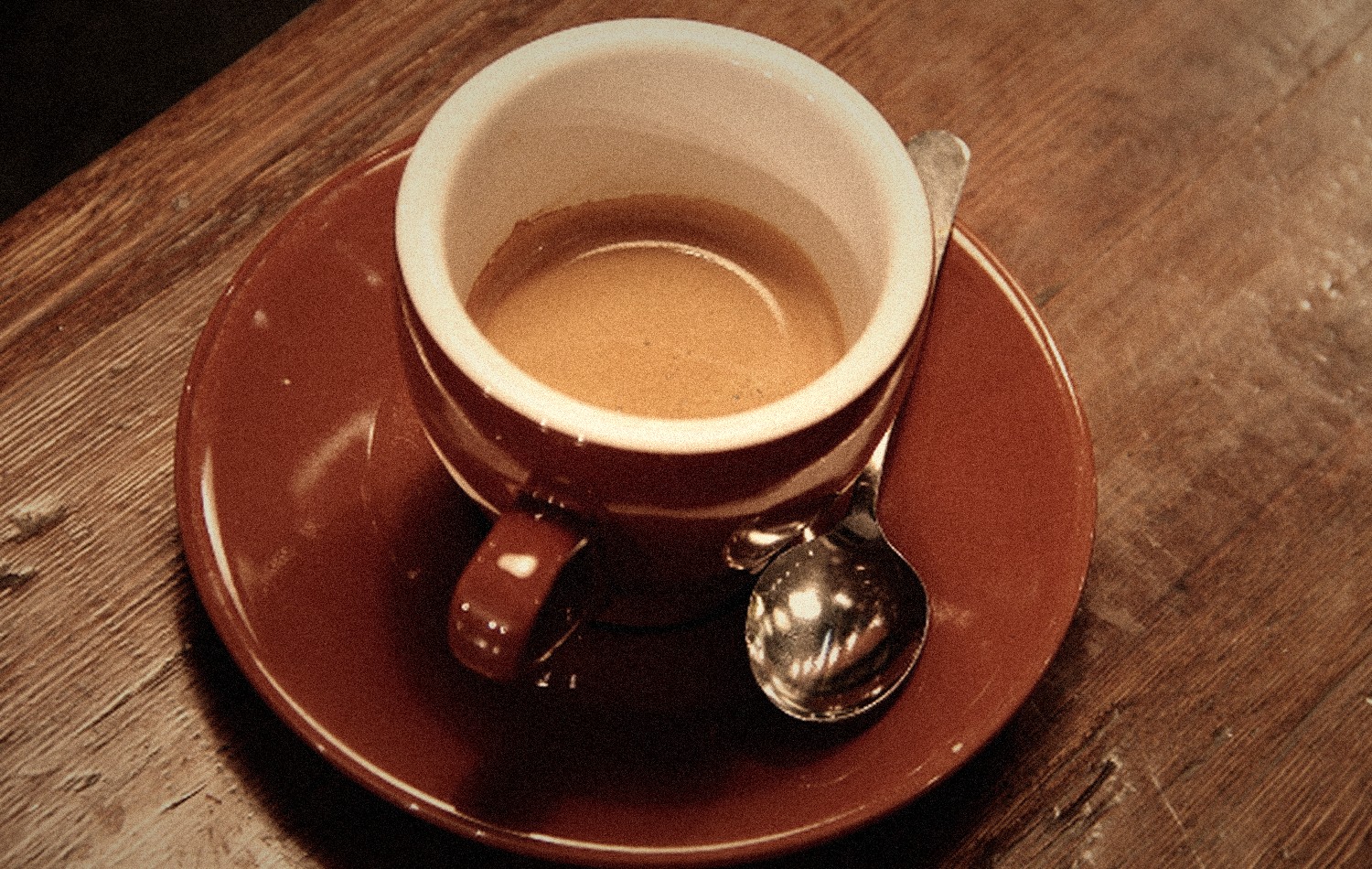 Coffee and field notebook